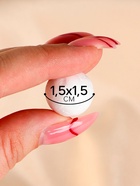 Шар из пенопласта (набор 30 шт.), d=1.5 см - Фото 2