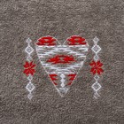 Набор полотенец "Сердца" 30х60 - 2 шт, 100% хл, 340 гр/м2 - Фото 3