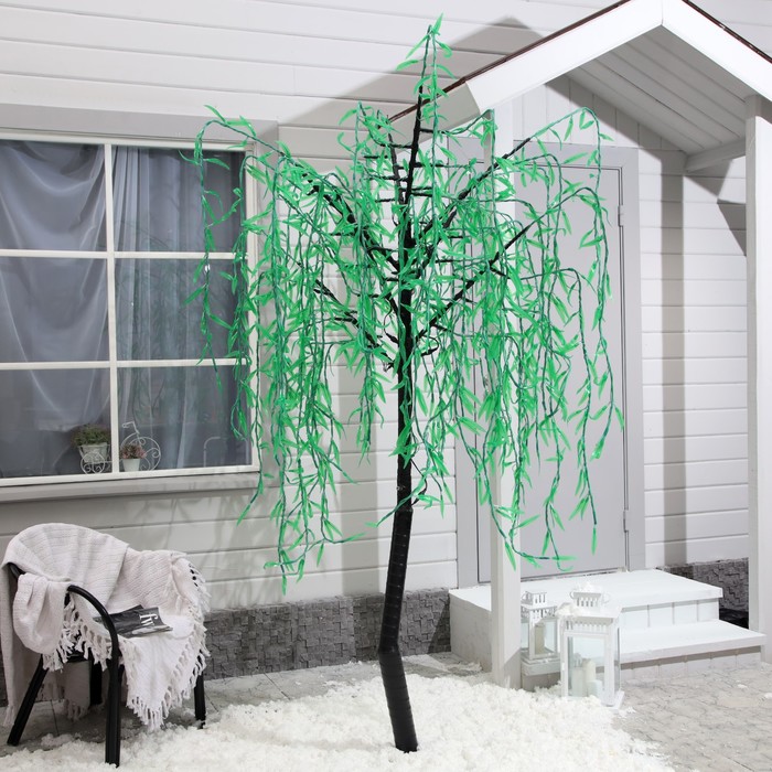Светодиодное дерево «Плакучая ива» 2 м, 1152 LED, постоянное свечение, 220 В, свечение белое - фото 1880429402
