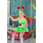 Карнавальный набор "Яблочко", 4 предмета: ободок, жезл, крылья, платье, 3-4 года - Фото 2