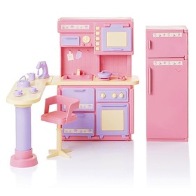 Кухня «Маленькая принцесса», цвет розовый