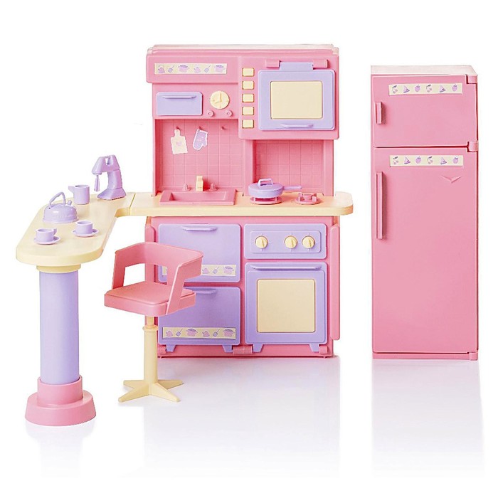 Кухня «Маленькая принцесса», цвет розовый - Фото 1