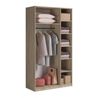 Шкаф прямой трёхстворчатый «Светлана», с зеркалом, 1200×540×2070 мм, цвет дуб сонома/белый - Фото 2