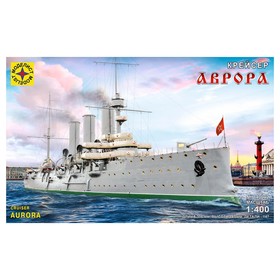 Сборная модель-корабль «Крейсер «Аврора», Моделист, 1:400, (140002) 3977526