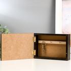 Ключница настенная «Ключи», панно, венге 12×17 см - Фото 3