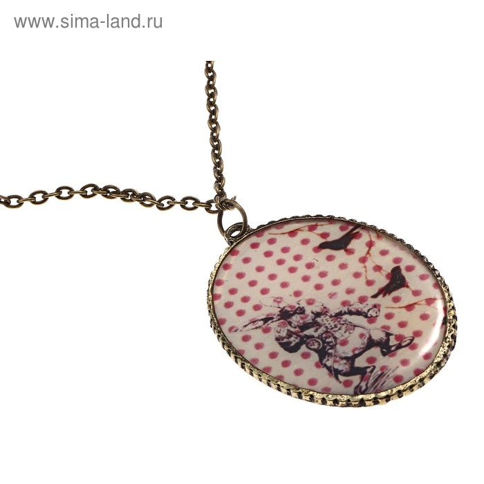 Кулон на цепочке «Винтаж» кролик и время, 80см - Фото 1