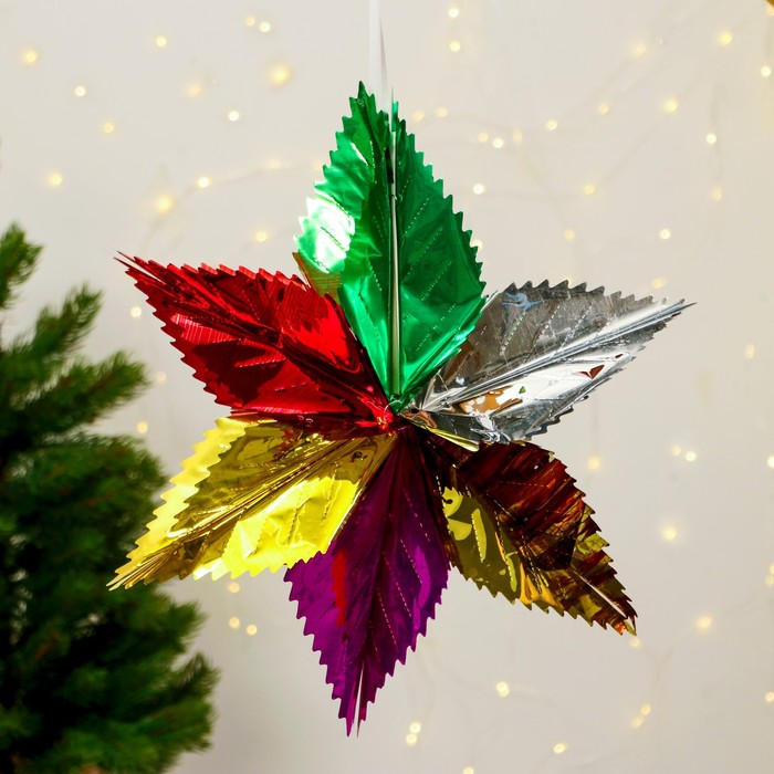 Шар фольгированный «Листики» 35×35 см - Фото 1