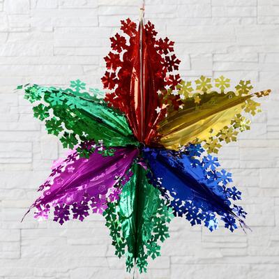 Шар фольгированный «Маленькие снежинки» 52×52 см