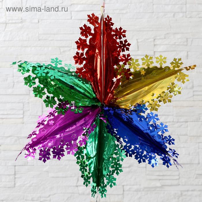 Шар фольгированный «Маленькие снежинки» 52×52 см - Фото 1