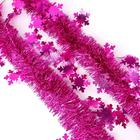 Мишура новогодняя «Зимнее волшебство. Волшебство», снежинки, d=6 см, 200 см, МИКС - Фото 2