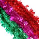 Мишура новогодняя «Зимнее волшебство. Волшебство», снежинки, d=6 см, 200 см, МИКС - Фото 1