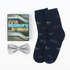 Набор KAFTAN «Для особого случая»: носки и бабочка, размер 41–44 (27–29 см) - Фото 1