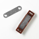 Магнит мебельный M002BR, 60×13, средний, коричневый - Фото 5