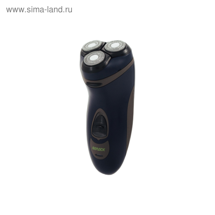 Электробритва Бердск 3301АС, роторная, сухое бритьё, 3 головки, триммер, от сети - Фото 1