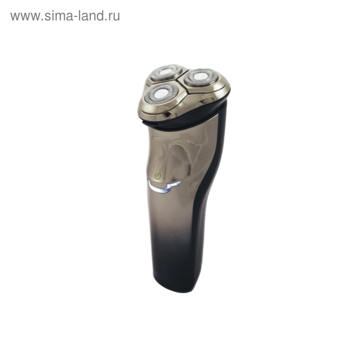 Электробритва Бердск 3312АС, 4 Вт, роторная, 3 бреющие головки, от сети/АКБ - Фото 1