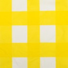 Скатерть для дачи Хозяюшка Клетка, цвет жёлтый 160×160 см - Фото 2