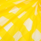 Скатерть для дачи Хозяюшка Клетка, цвет жёлтый 160×160 см - Фото 3
