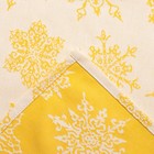 Полотенце "Доляна" Снежинки золотые 40х60 см, пл. 225 г/м², жаккард, 100 % хлопок - Фото 3