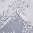 Полотенце "Доляна" Снежинки серебряные 40*60 см,пл 225 г/м2,жаккард,100 % хлопок - Фото 3