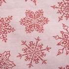 Полотенце "Доляна" Снежинки красные 40х60 см, пл. 225 г/м², жаккард, 100 % хлопок - Фото 2
