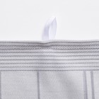 Полотенце «Доляна» Новогодние игрушки серебряные 40х60 см - Фото 4