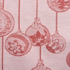 Полотенце "Доляна" Новогодние игрушки красные 40х60 см, пл. 225 г/м², жаккард, 100 % хлопок - Фото 2