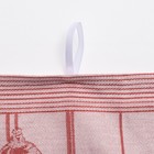 Полотенце "Доляна" Новогодние игрушки красные 40х60 см, пл. 225 г/м², жаккард, 100 % хлопок - Фото 4