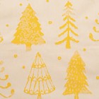 Полотенце "Доляна" Ёлочки золотые 40х60 см, пл. 225 г/м², жаккард, 100 % хлопок - Фото 2