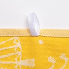 Полотенце "Доляна" Ёлочки золотые 40х60 см, пл. 225 г/м², жаккард, 100 % хлопок - Фото 4