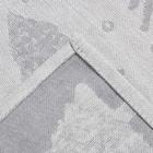 Полотенце Этель «Елочки серебряные» 40*60 см,пл 225 г/м2,жаккард,100 % хлопок - Фото 4