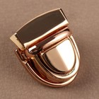 Застёжка для сумки, 3×2 см, цвет золотой - Фото 2