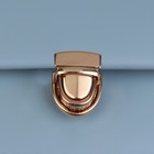 Застёжка для сумки, 3×2 см, цвет золотой - Фото 4