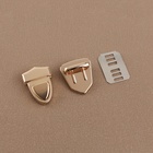 Застёжка для сумки, 3×2.5 см, цвет золотой - Фото 3