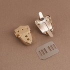 Застёжка для сумки, 3×2.5 см, цвет золотой - Фото 4