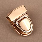 Застёжка для сумки, 4×3 см, цвет золотой - Фото 2