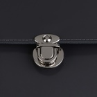 Застёжка для сумки, 3×3 см, цвет серебряный - Фото 5