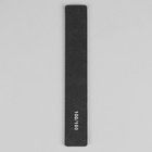 Пилка для ногтей, форма широкая, 100/180 грит, 18 см, фасовка 20 шт., чёрная - Фото 2