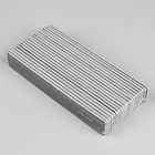 Пилка для ногтей, форма широкая, 100/180 грит, 18 см, фасовка 20 шт., чёрная - Фото 3