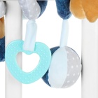 Растяжка - спираль мягкая с погремушкой «Зайчик Пуша», Крошка Я - Фото 4