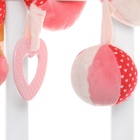 Растяжка - спираль с игрушками дуга на коляску/кроватку для малышей 0+ «Собачка Кути», розовая, Крошка Я - Фото 10