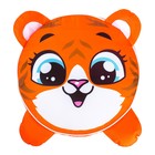 Игрушка-пуфик «Тигр», мягкая, 40 × 40 см, цвет оранжевый - Фото 2