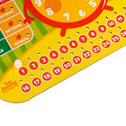 Обучающая доска, календарь «Часики - учимся вместе» 25х25 см - Фото 2