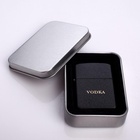 Зажигалка бензиновая «Водка» в металлической коробке, с кремнием - Фото 5