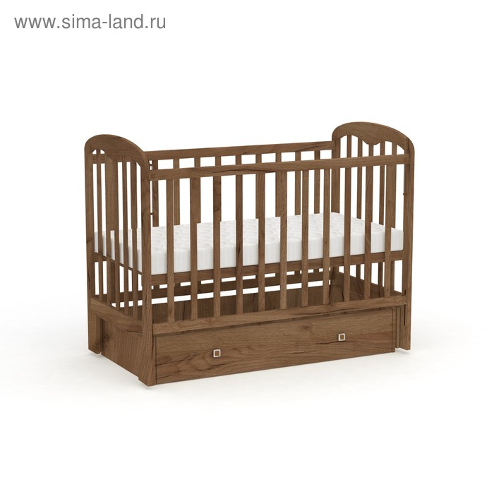 Кроватка детская «Фея 328» табачный дуб - Фото 1