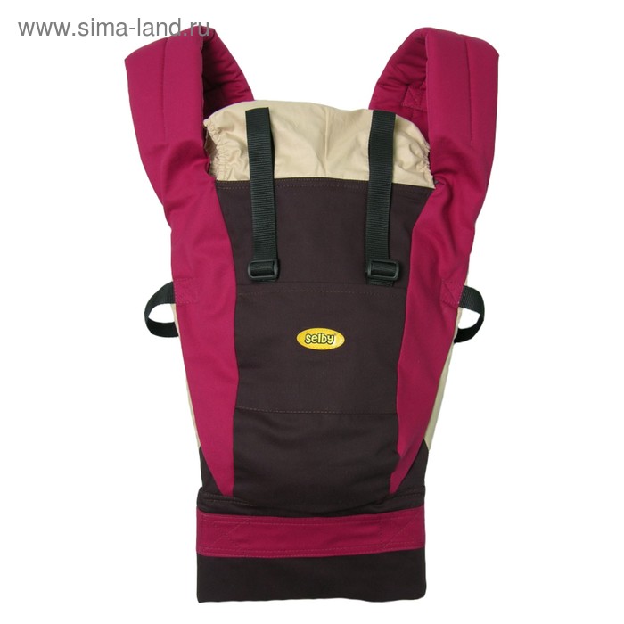 Рюкзак кенгуру Selby Freedom шоколад/бордо - Фото 1