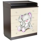 Комод детский пеленальный Фея 1580 «Зайчонок», венге-бежевый - Фото 2