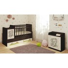 Комод детский пеленальный Фея 1580 «Зайчонок», венге-бежевый - Фото 2