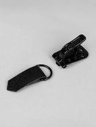Крючки пришивные, металлические, для верхней одежды, 5×1.5 см, 6 шт., чёрные - Фото 3