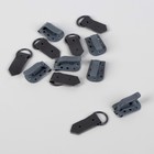 Крючки пришивные, металлические, для верхней одежды, 5×1.5 см, 6 шт., цвет серый - Фото 2