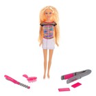 Кукла-модель «Оля парикмахер» с аксессуарами для создания причёски, МИКС - Фото 4